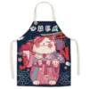 Japanese-style-linen-kitchen-apron-cartoon-cat-housekeeping-resistant-l.jpg_640x640-1 Tablier Maneki Neko - Modele-6 adulte-68x55cm