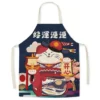 Japanese-style-linen-kitchen-apron-cartoon-cat-housekeeping-resistant-l.jpg_640x640-15 Tablier Maneki Neko - Modele-10 adulte-68x55cm
