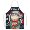 Japanese-style-linen-kitchen-apron-cartoon-cat-housekeeping-resistant-l.jpg_640x640-9 Tablier Maneki Neko - Modele-8 adulte-68x55cm