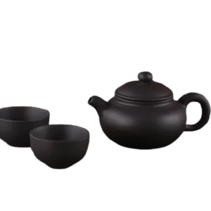 Théière Japonaise avec Tasses - Noir