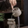 Tea-i-re-r-tro-Japanese-Kungfu-ceramic-tea-service-ald-hyde-beam Théière Traditionnelle Japonaise - Image 2