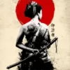Toile-d-Art-Mural-de-Samoura-Sakura-Sabre-D-grad-Affiche-Encre-Japonaise-Modulaire-Impression-de.jpg_640x640-17 Affiches Japonaises - 50x70cm geisha