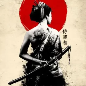 Affiches Japonaises - 50x70cm geisha