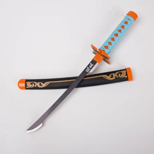 Demon-Slayer-Katana-Metal-Swords-Anime-Tanjirou-Kimetsu-Katana-Cosplay-Performance-Weapon-Prop-peuvToy-Boy-Gifts.jpg_640x640-2 Sabre Japonais Décoratif - Bleu