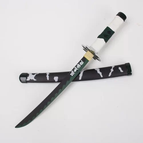 Demon-Slayer-Katana-Metal-Swords-Anime-Tanjirou-Kimetsu-Katana-Cosplay-Performance-Weapon-Prop-peuvToy-Boy-Gifts.jpg_640x640-4 Sabre Japonais Décoratif - Vert