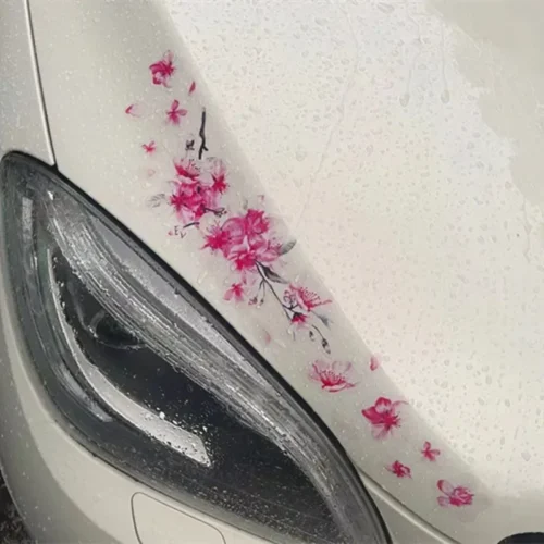 Autocollant Voiture Sakura Fleurs de Cerisier Autocollant sakura fleurs de cerisier japonais voiture
