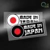 JDM Japan Flag Sticker Autocollant JDM drapeau japonais vinyle voiture