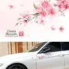 002 Autocollant Voiture Sakura — Fleurs de Cerisier Japonais