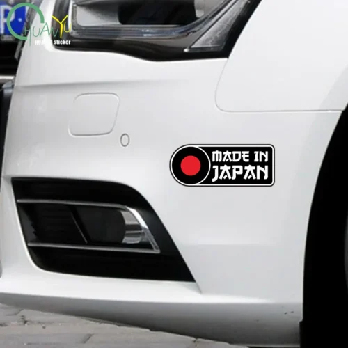 002 Autocollant JDM Drapeau Japon pour Voiture