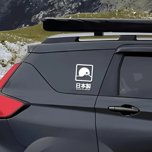 004 Autocollant Mont Fuji Coucher de Soleil — Sticker Japon